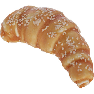 Przysmak dla psów – croissant ze skóry i mięsa kurczaka, 80 g