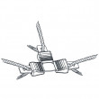 Litzclip® złączka do linki - kształt T - 3 mm - 5 szt. 