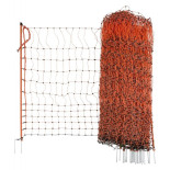 Siatka druciana dla drobiu 106 cm, 50 m, pomarańczowa