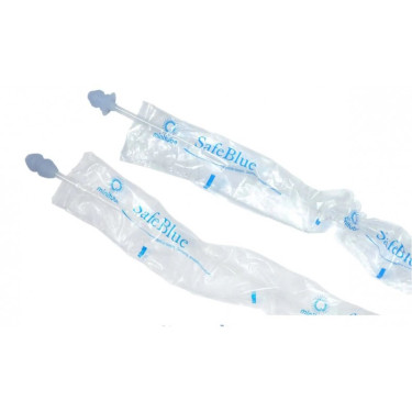 Pipeta ClearGlide Safe Blue do inseminacji loch, z przejściówką