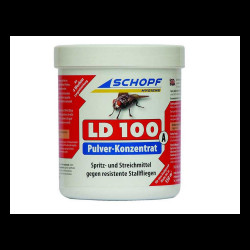 LD 100 A 1000g na muchy oporne w oborze, insektycyd na muchy
