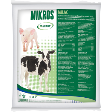 Microp MILAC - mieszanka paszowa mleczna, 3 kg