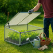 Szklarnia Wiltec Double Cold Frame z aluminium, 100 x 120 x 40 cm - 4 skrzydła