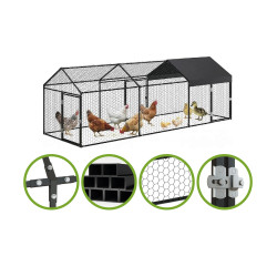 Obudowa metalowa - klatka zewnętrzna 3x1x1 m